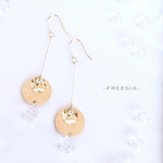 ˚✧₊⁎ ゆらゆら&キラキラ⁎⁺✧༚ 冬ピアス(クリスタル)