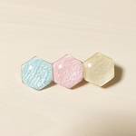 六角形のヘアクリップ