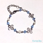 紫陽花のブレスレット