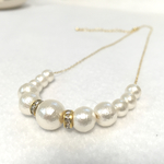 【お得品】コットンパールネックレス