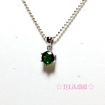 【ペンダントトップ】Silver925　ダイオプサイドAAA　ネックレスペンダント　ハンドメイド素材