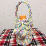 キャンディカラー松編み 350ml ペットボトルカバー