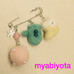 羊毛 ピンバッチ