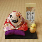 お正月限定♡着物でおめかしパグこけし