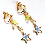 流れ星イヤリング（ピアス）