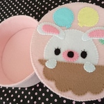 フェルトままごと☆うさぎ お弁当箱