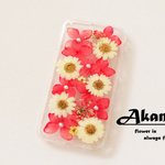 花物語「花咲」/Flower Case/押し花ケース/【iphone&xperia対応】