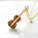 [andy]Necklase,violin charm