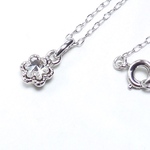 T.CYネックレス☆＃4747　クリスタル　雪結晶　花