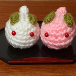【再販3】雪うさぎと桜うさぎのなかよしセット