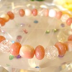 ★カリブ海バハマ産★ＡＡＡクィーンコンクシェル★ピンクオパール★クラッククリスタル♪　★１７ｃｍ★