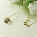 ＊感謝価格＊*K14GF*N94*宝石質スモーキークォーツAAA☆スターネックレス