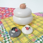 文鳥の鏡餅
