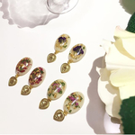 antique heart pierce (pink)