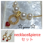 ❤︎sweetheartネックレスピアスセット