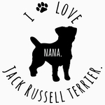 手描き風フォントがかわいい愛犬のお名前入りステッカー☆『ジャックラッセルテリア』☆ カーステッカー ☆ ペット ☆ ステッカー ☆ 名入れ 8