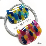 カラフル猫のヘアゴム