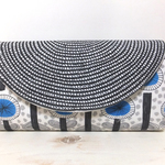 circle o ha na BLUE　長財布