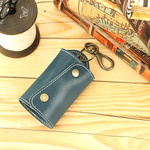 キーケース スマートキー対応 NAVY 本革 栃木レザー 18