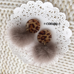 《SALE》冬♡レオパード×ミンクファー