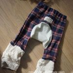 男の子　タータンチェック　くしゅくしゅモンキーパンツ　アラン　80サイズ