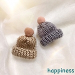 miniニット帽のブローチ