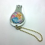 携帯用爪切り 花柄
