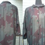 着物リメイク チュニックワンピース 重ね仕立て 正絹 縮緬