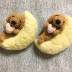 candy0619さま専用 夢の中ダックス♫ブローチセット