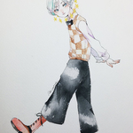 原画【歩く】