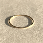 Round wire ring / K18