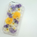 iPhone6、6s用 押し花のiPhoneケース - viola - Garden Garden  PU