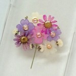 iPhone6、6s用 押し花のiPhoneケース - bouquet - PU
