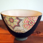 rainbow flower bowl