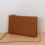 帆布ポシェットmini マロン(紐合皮)