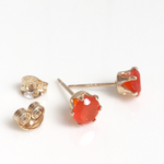 〜Carnelian〜カーネリアンスタッドピアス