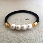 pearl×gom 8mm 静電気軽減ブレスレット