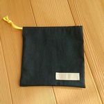 ミニ巾着　デニム　19×20センチ