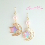 magical moon パールピアス イヤリング