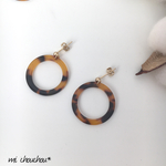 べっ甲＊リングピアス