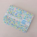 再6販*移動ポケット*リバティ風フラワー*ブルー*水玉*ポケットティッシュケース*232