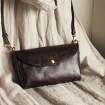 New■Osanpo　petiti ショルダー 【 pakapoco D.brown 】 