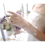 オーガンジー ショートグローブ【カノン】結婚式