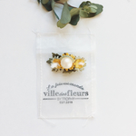 petit marguerite earring きいろカーキ