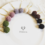 ニットボール♡ぽんぽんピアス