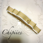 3段リボンバレッタ