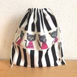 クロネコさんの  お着替え袋