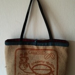 コーヒー麻袋リメイク作品亀柄