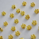 ビーズクラブ ロンデル メタルビーズ さくら ゴールド 5mm 50個[4582434317597] 