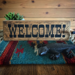 スタンドサインプレート WELCOME! 即納可能